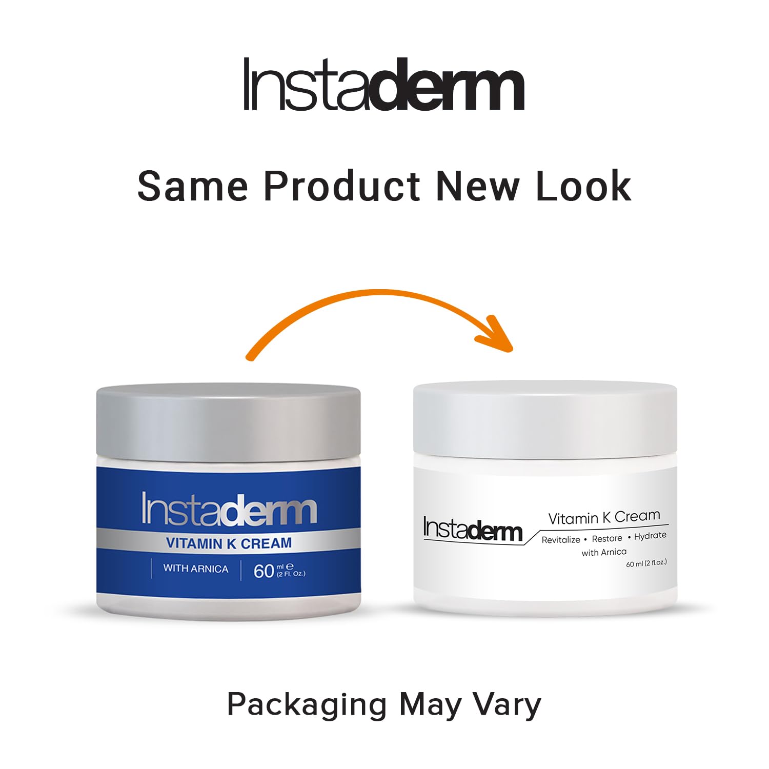 Hydrated skin after applying Instaderm Vitamin K Cream.