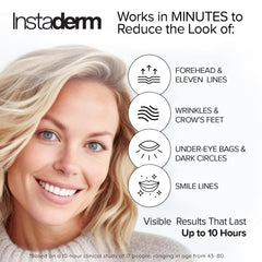 Instaderm Instant Eye Tightener cream jar for soothing, hydrating under-eye care.