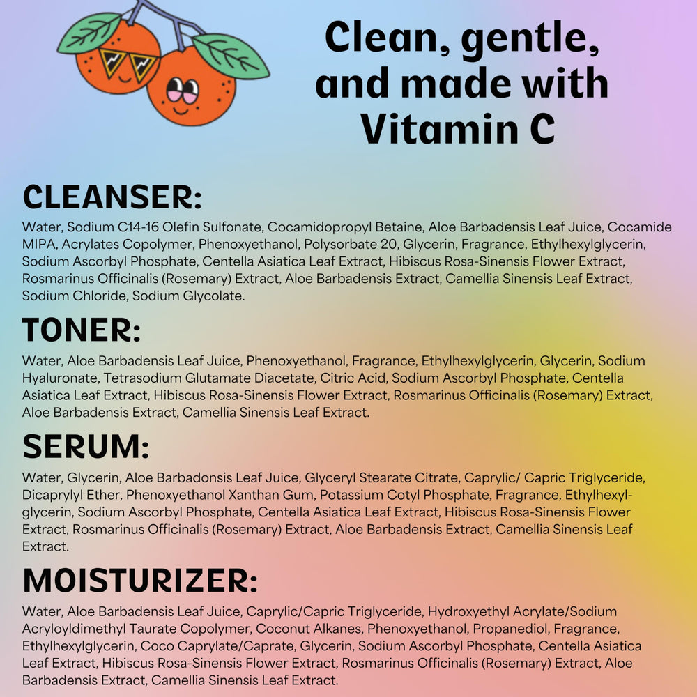 InstaNatural Besties face routine shot captures a simple daily skincare moment.