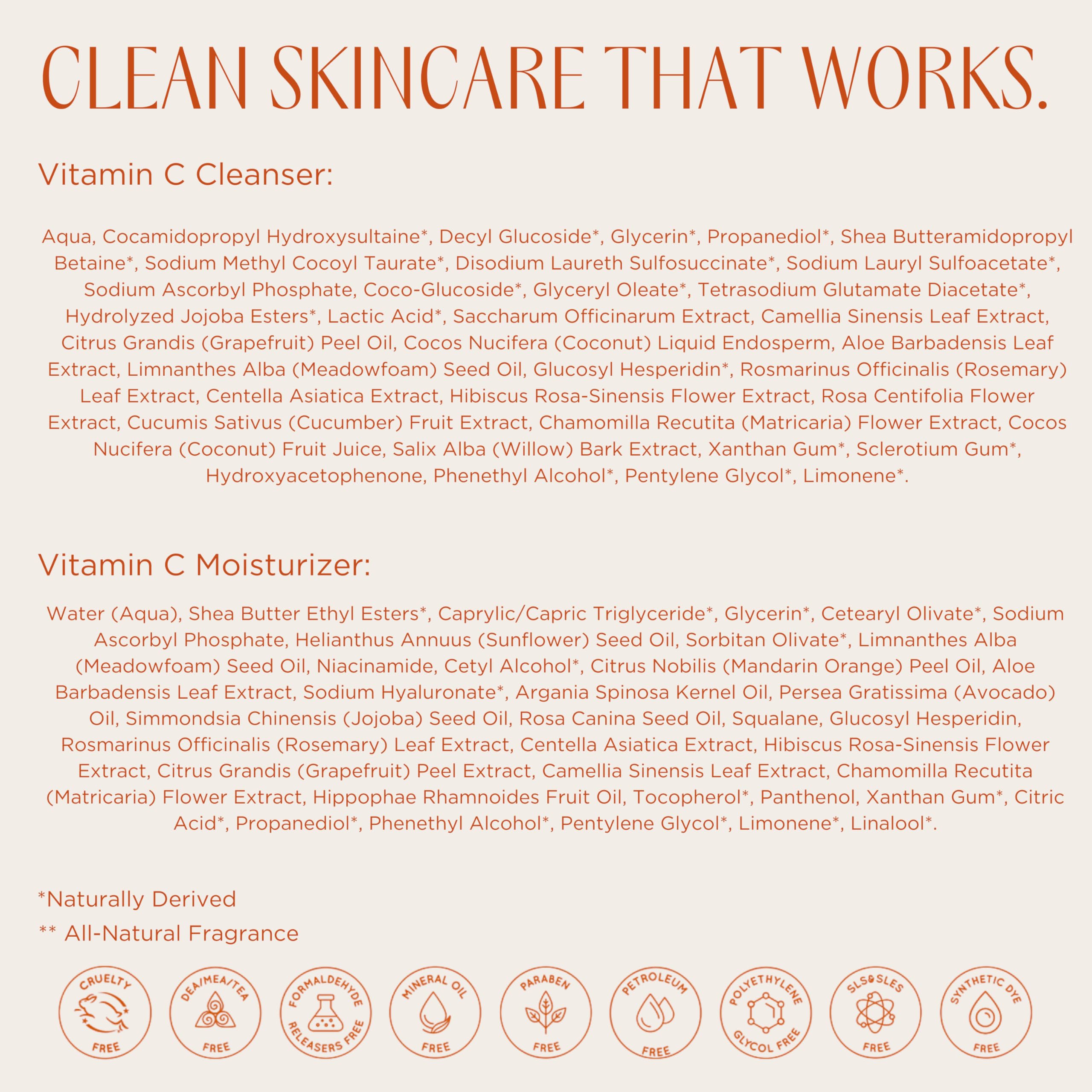 InstaNatural cleanser and moisturizer duo on display for daily routine