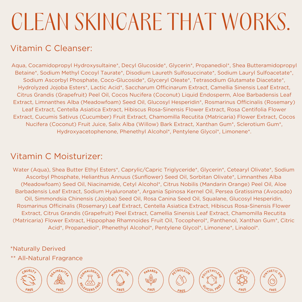InstaNatural cleanser and moisturizer duo on display for daily routine