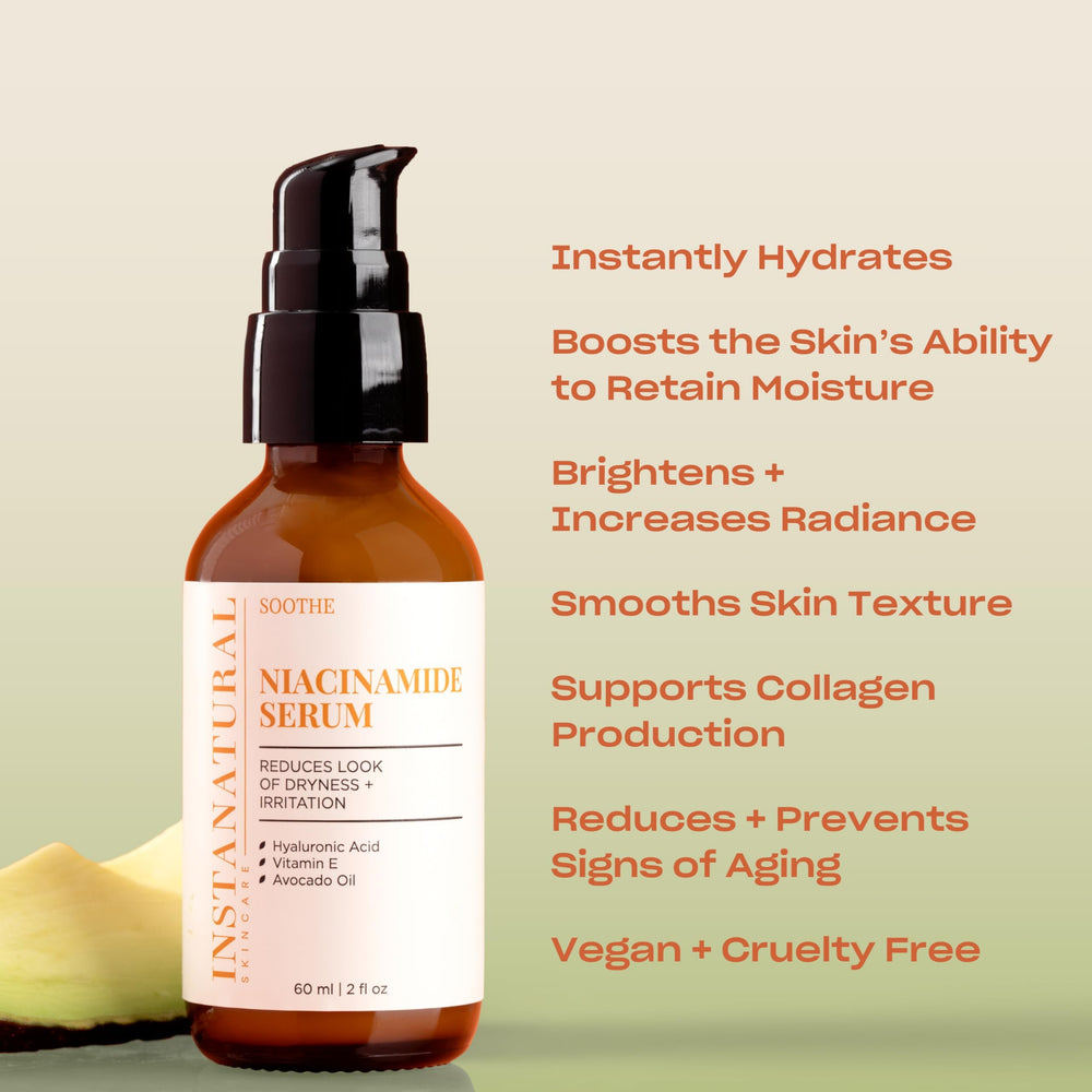 InstaNatural Niacinamide Serum with hyaluronic acid for deep hydration