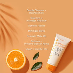 InstaNatural ingredients graphic highlighting aloe vera and botanicals