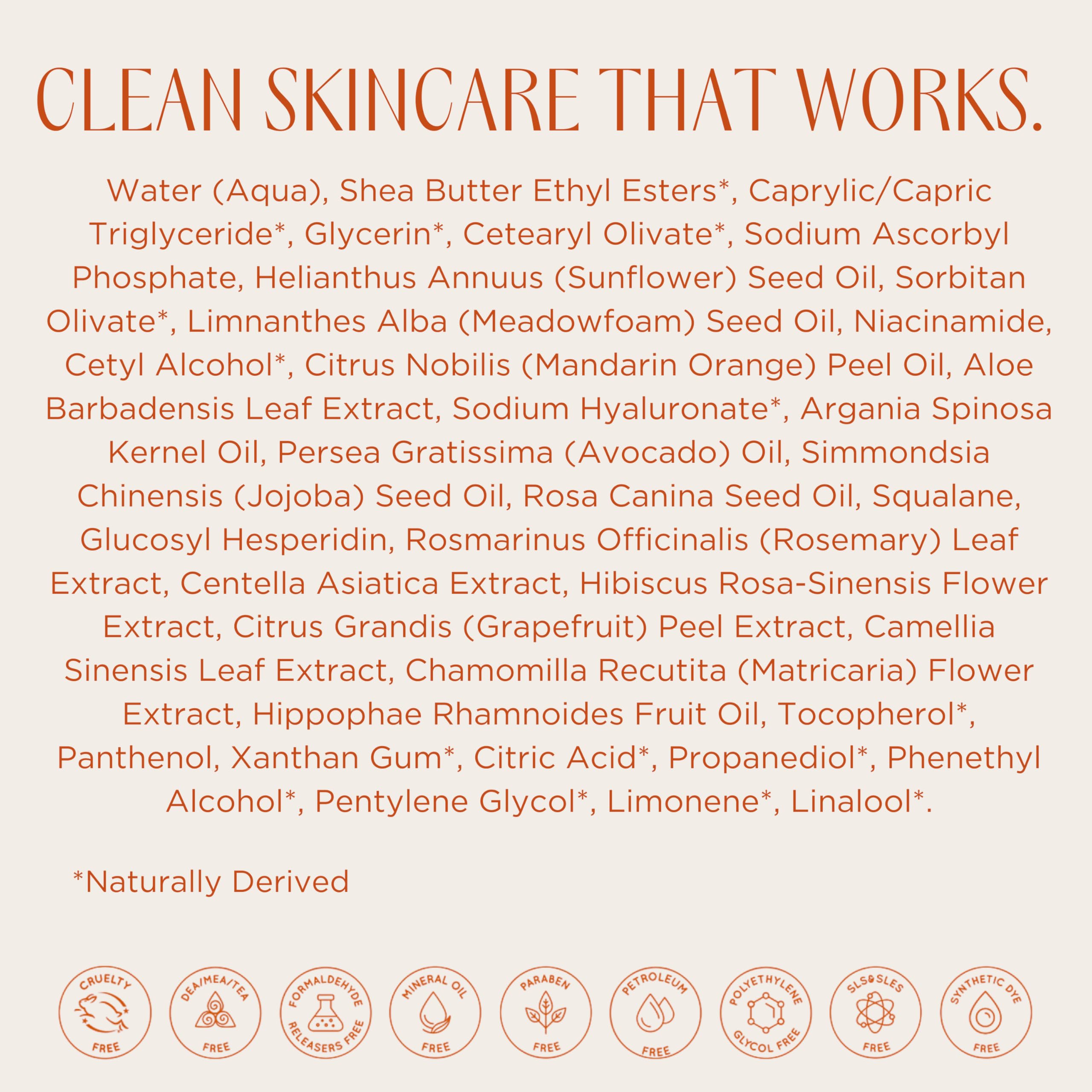 Morning or night skincare routine using InstaNatural Vitamin C moisturizer.