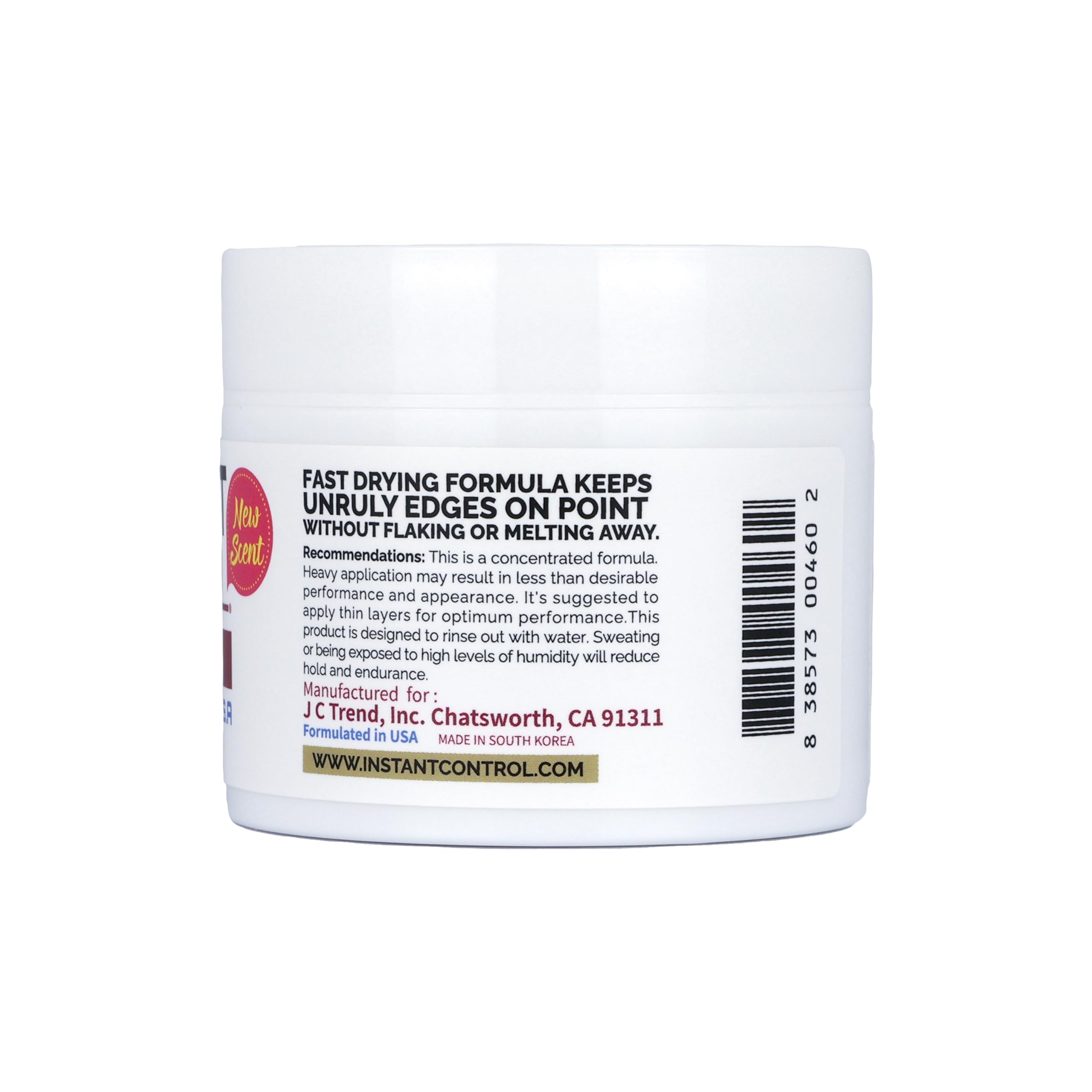 Instant Control Edge & Braid Gel defined braids with controlled hold