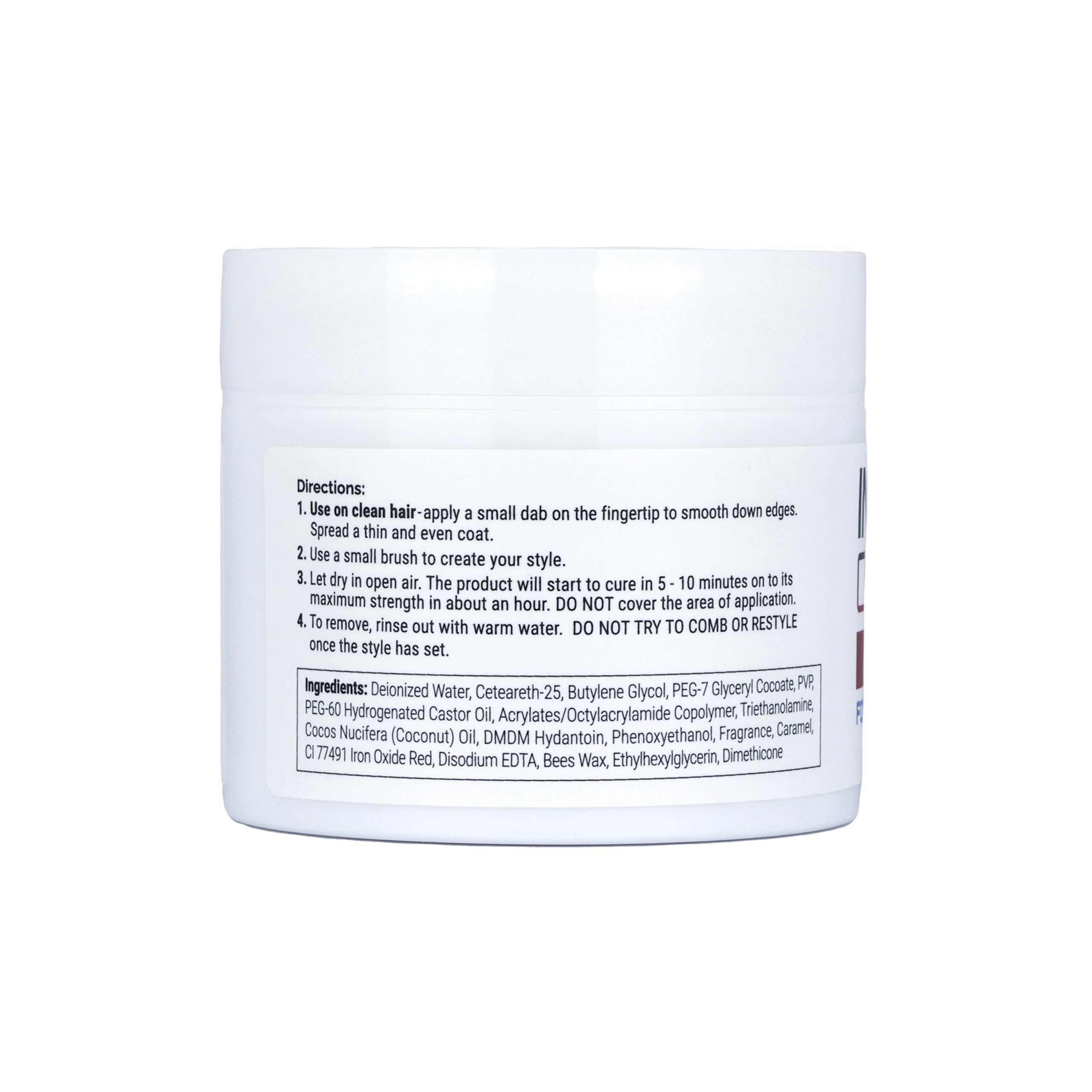 Instant Control Edge & Braid Gel packaging shows a sleek 4 oz container