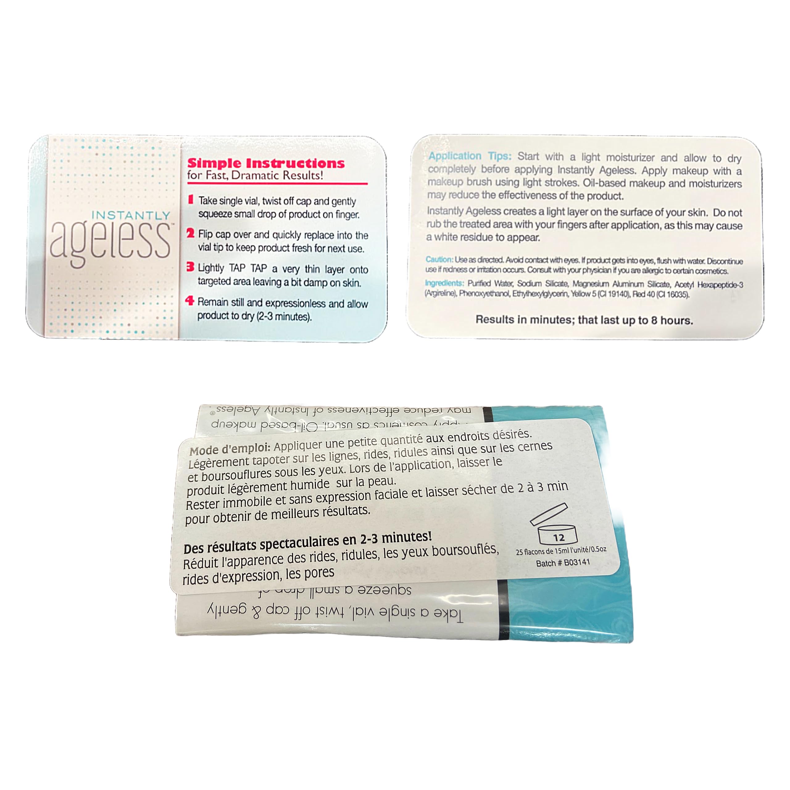 Instantly Ageless daily care close-up suggesting an easy, on-the-go routine.