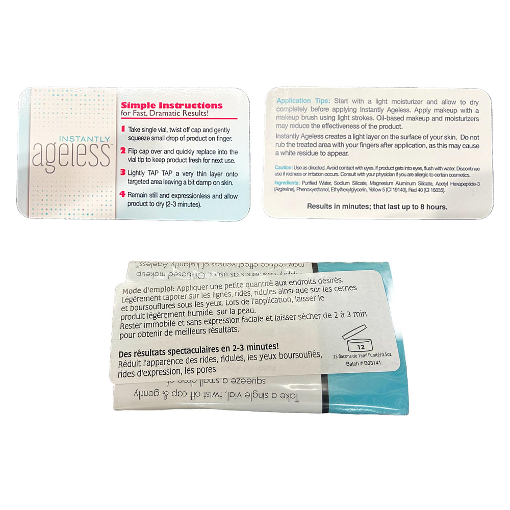 Instantly Ageless daily care close-up suggesting an easy, on-the-go routine.