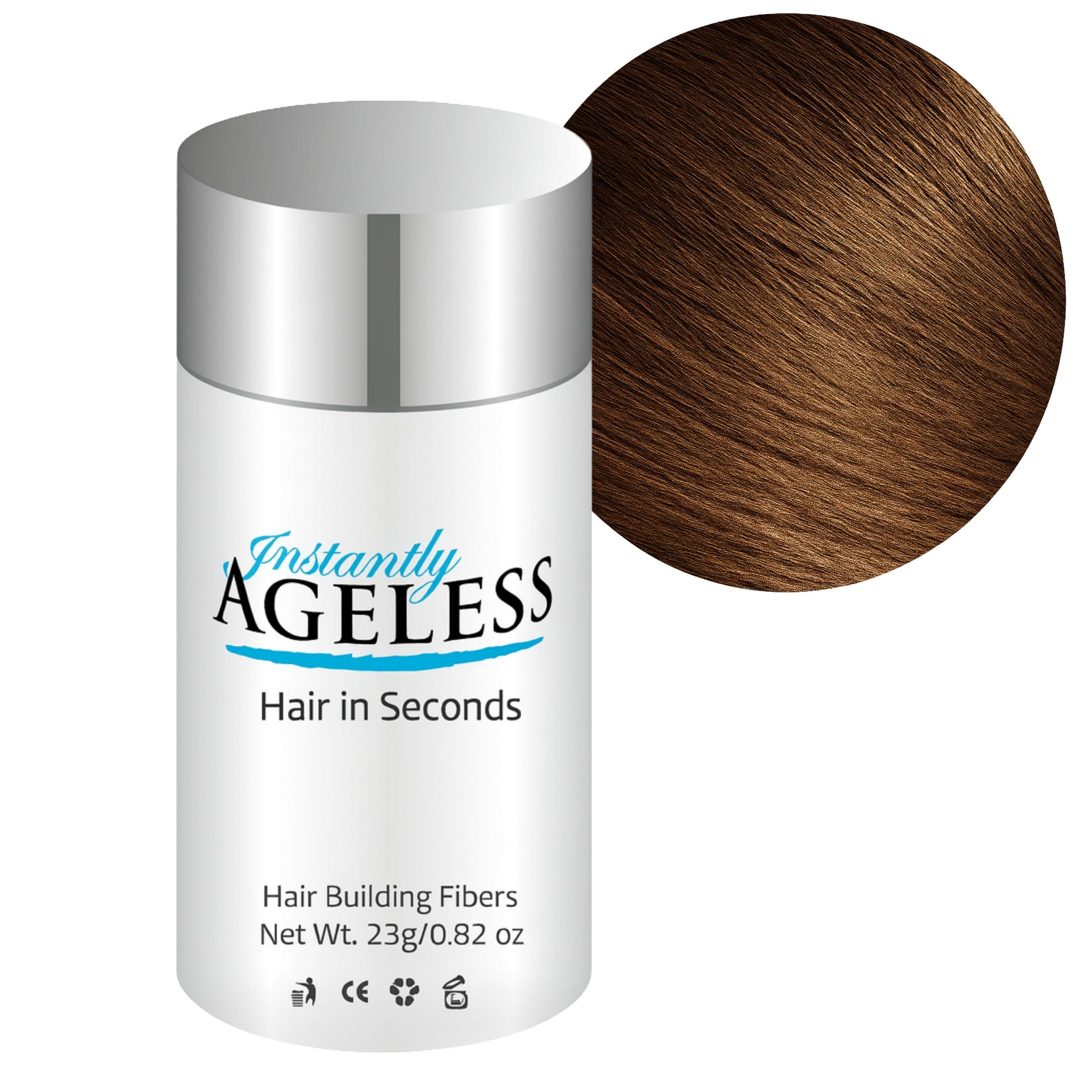 Instantly Ageless Hair in Seconds box packaging with brand logo for easy storage