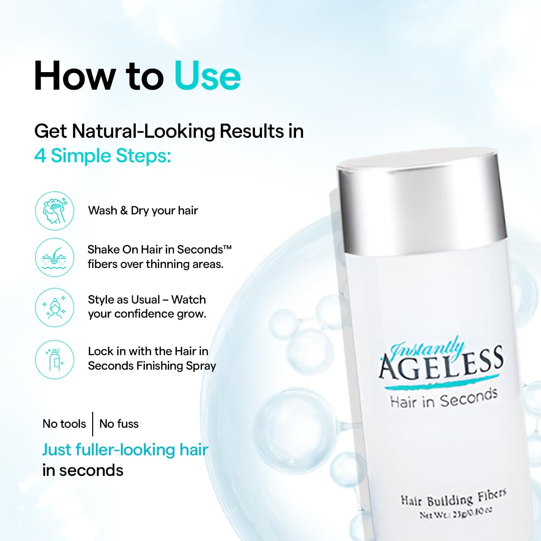 Instantly Ageless Hair in Seconds gray coverage applied to roots