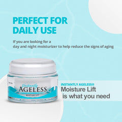 Gift-ready Instantly Ageless Moisture Lift packaging for self-care gifting