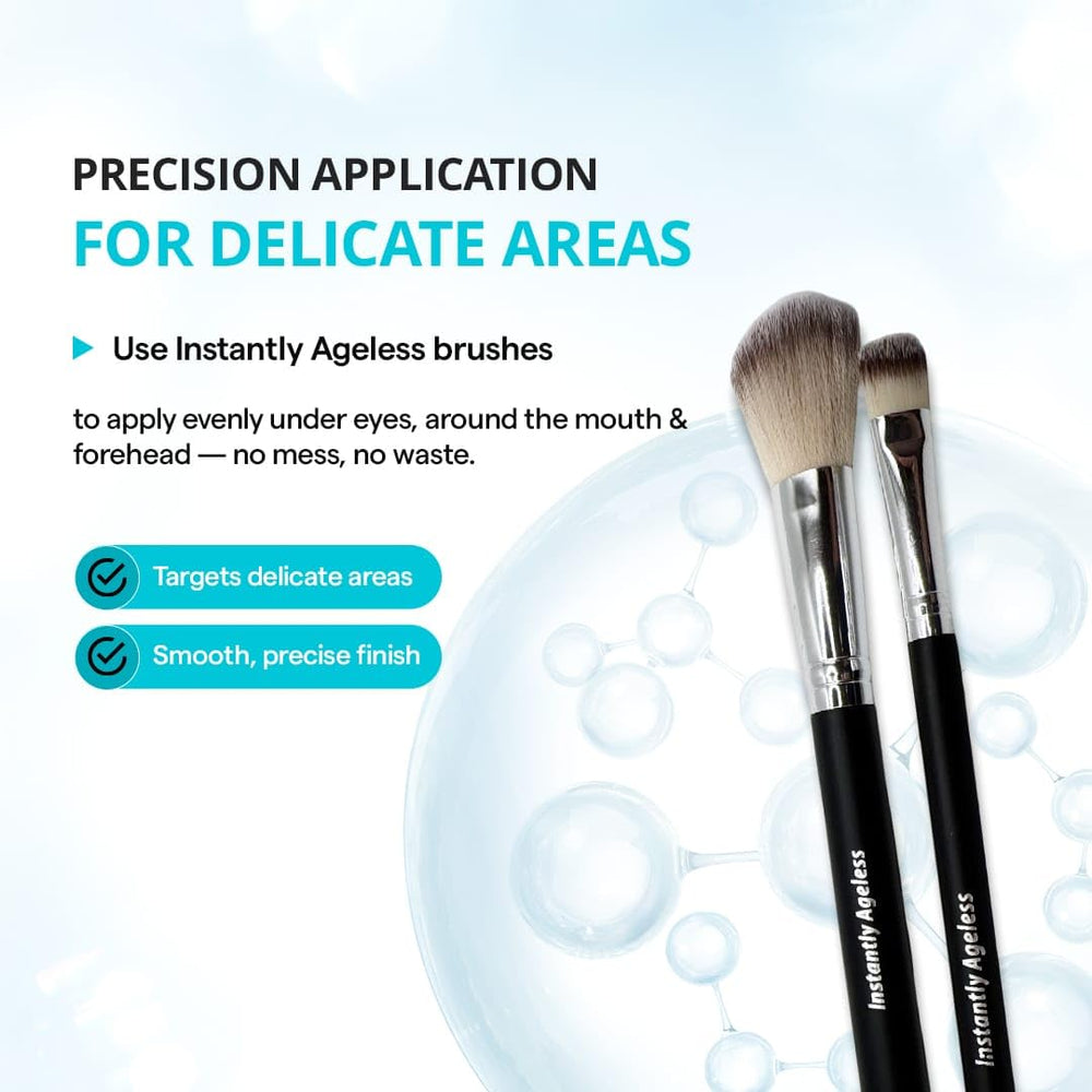 Instantly Ageless premium brushes for precise eye and facial application.