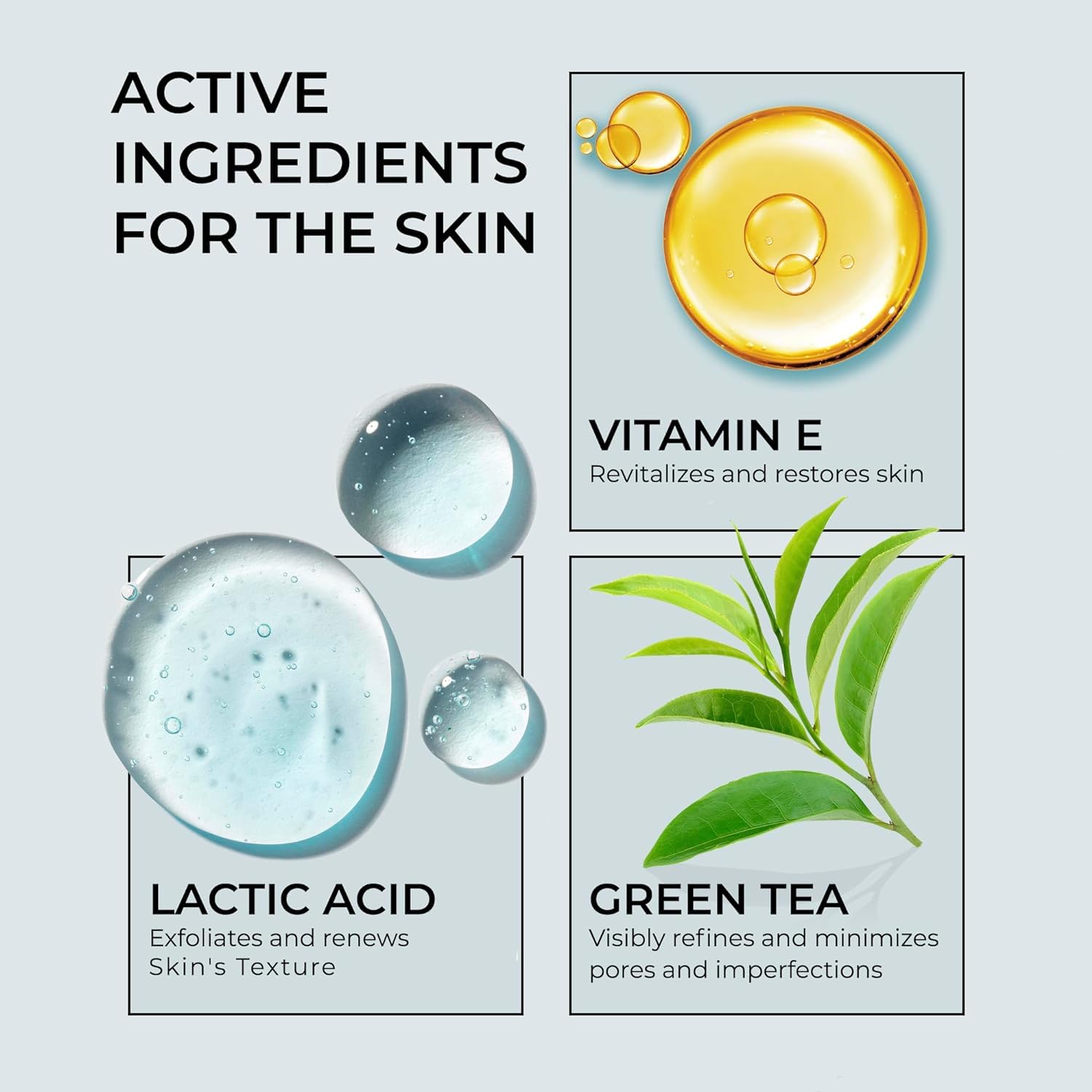 Texture légère InstaSkincare Glycolique 15% qui pénètre rapidement et laisse une sensation veloutée.