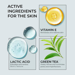 Texture légère InstaSkincare Glycolique 15% qui pénètre rapidement et laisse une sensation veloutée.