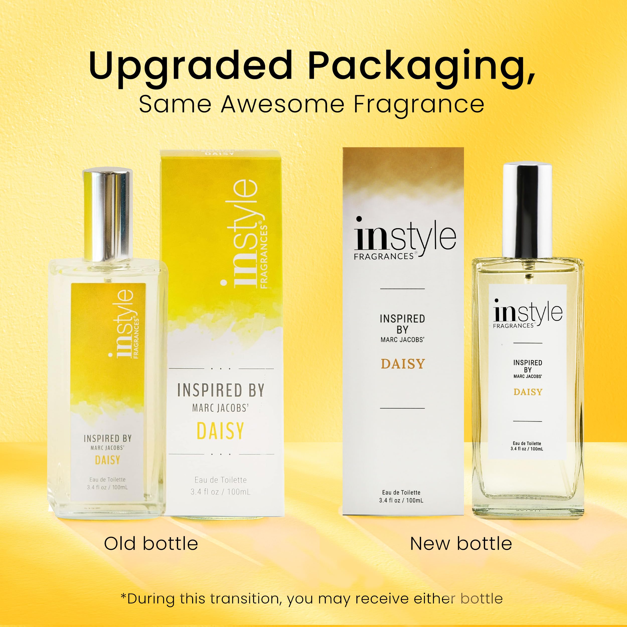 InStyle Fragrances Daisy-inspired EDT with 3-5 hour presence