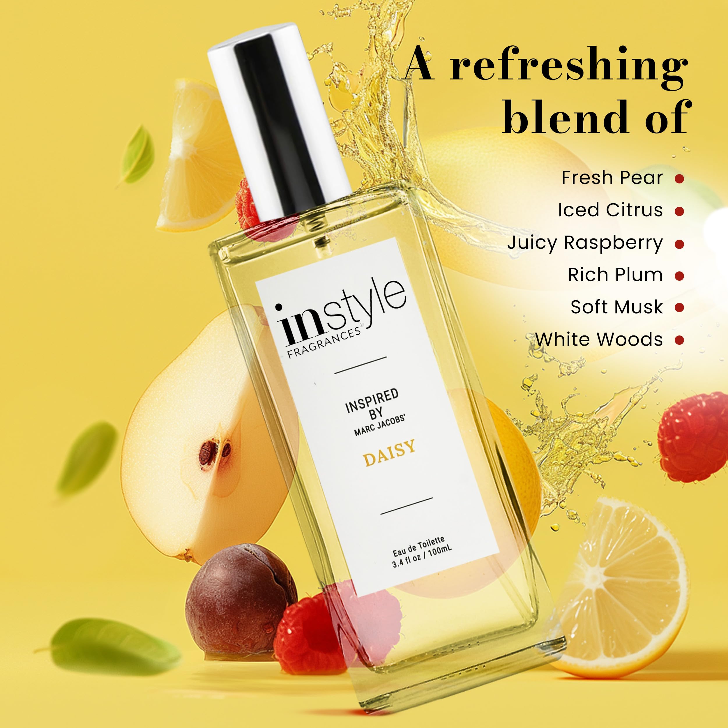 InStyle Fragrances vegan, paraben-free formula for clean use