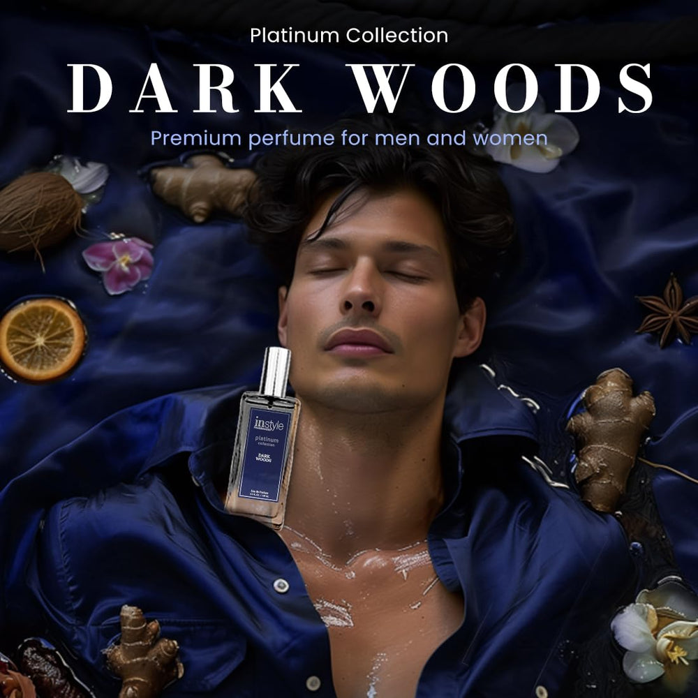 InStyle Fragrances Dark Woods note-vanilla close-up reveals warm depth and sweetness