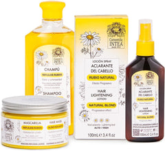 Intea Camomila Hair Lightener spray bottle for natural blonde highlights.