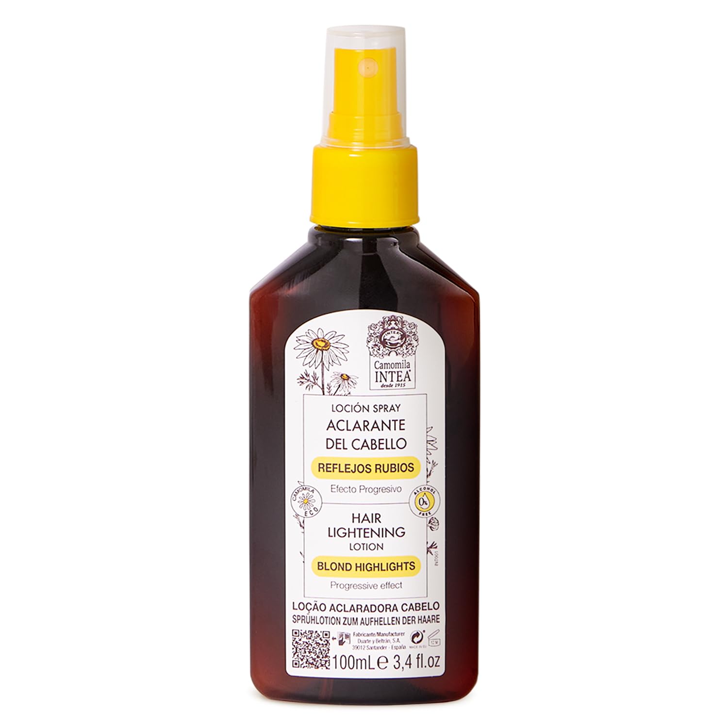 Intea Camomila lightener spray bottle for easy on hair application