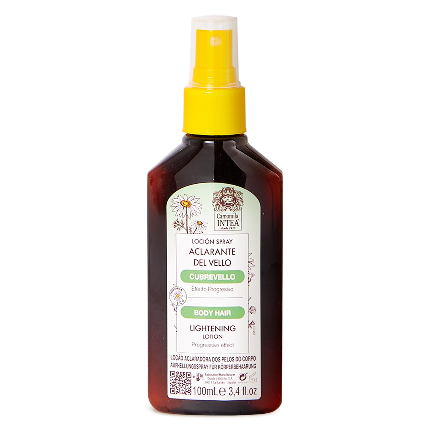 Intea Cubrevello bottle spray with chamomile extract for gradual lightening of hair