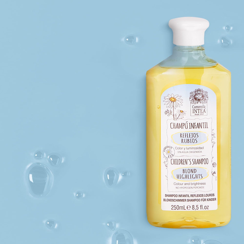 Intea Kids chamomile hair lightener spray enables even lightening at home.