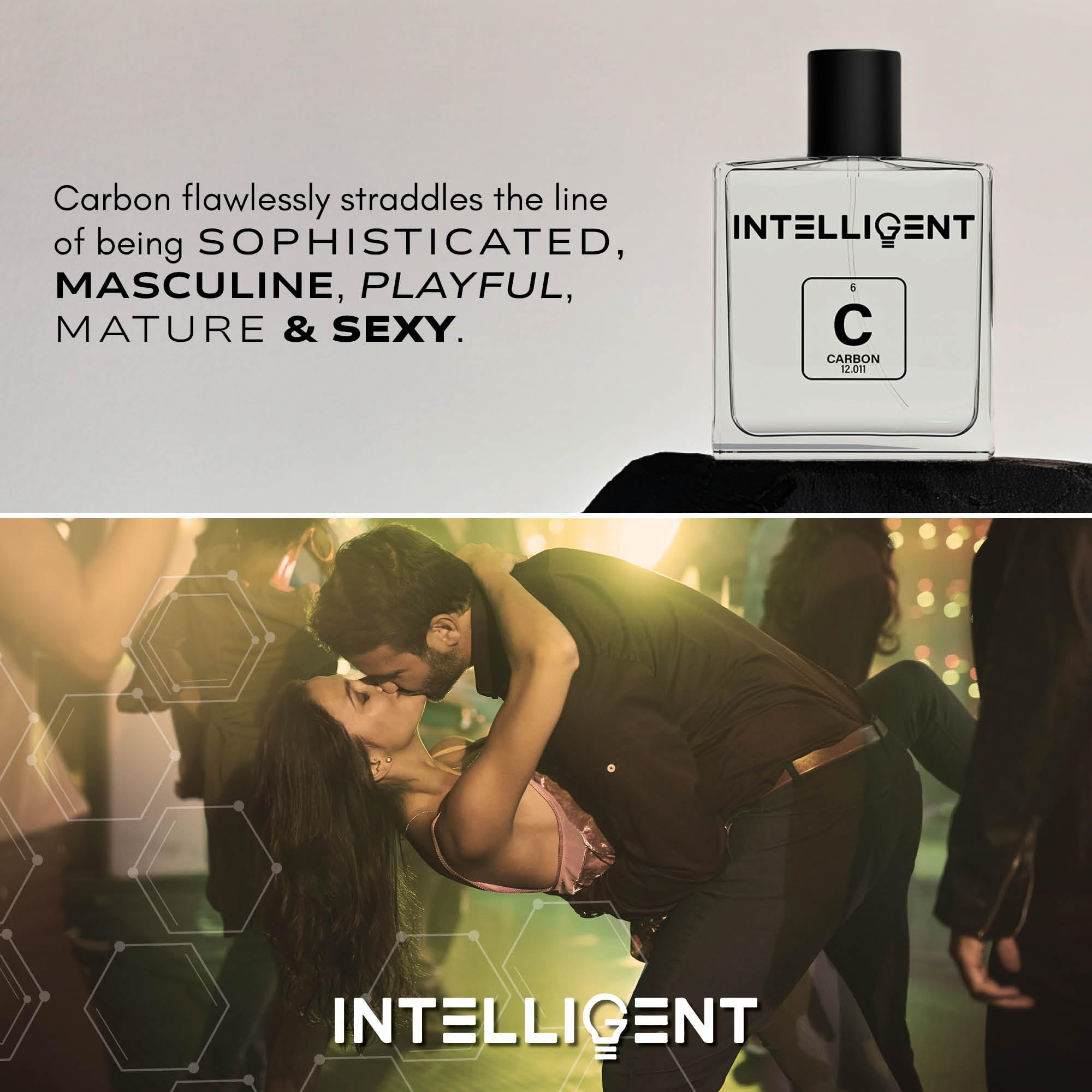 Intelligent Carbon bottle visual with premium design, ideal for gifting or self-purchase.