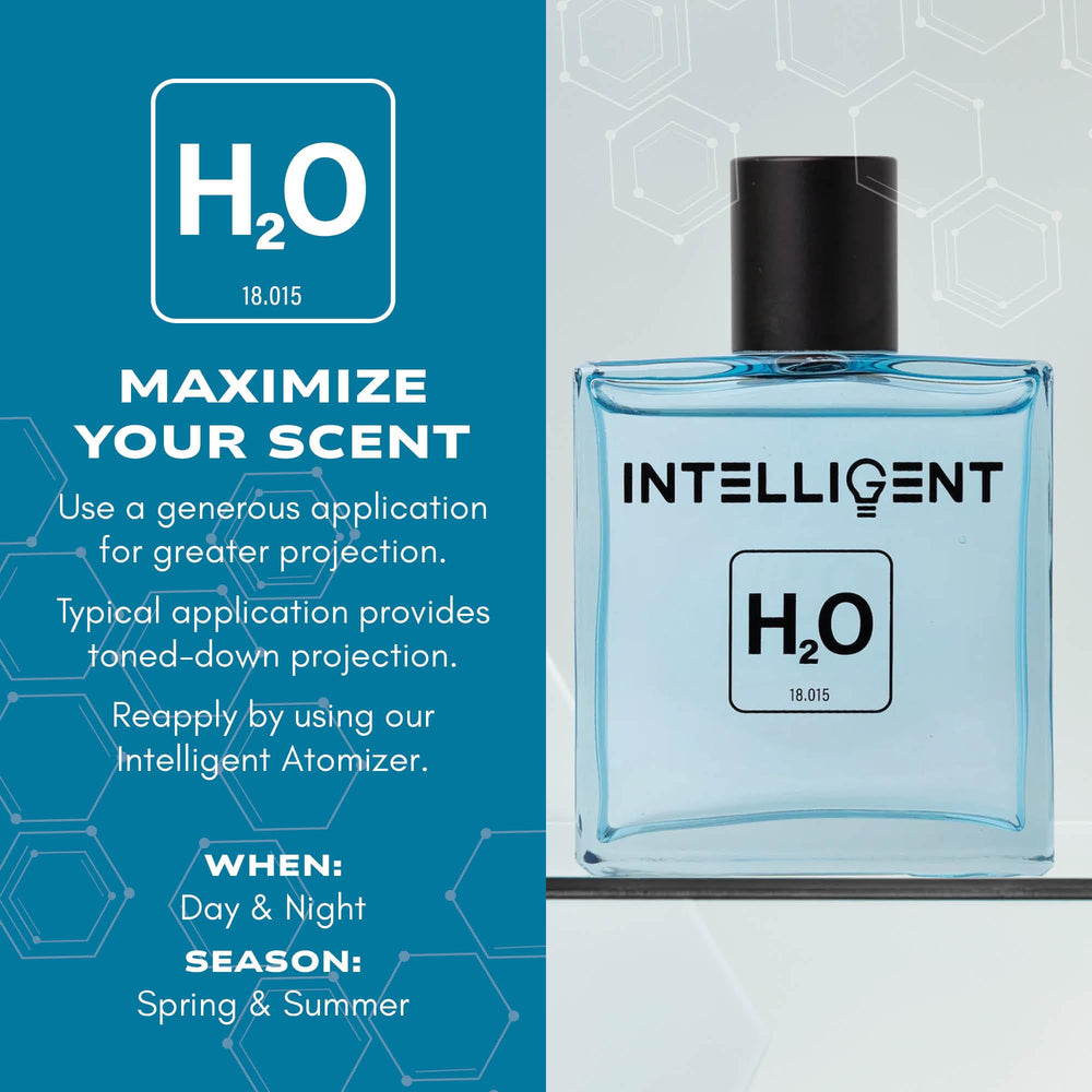 Intelligent H2O packaging box highlights premium presentation and gifting appeal.