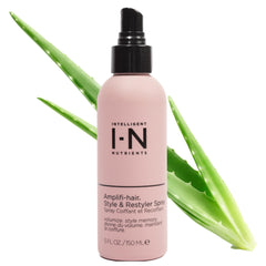 Intelligent Nutrients Amplifi-hair spray bottle for volume boost and texture