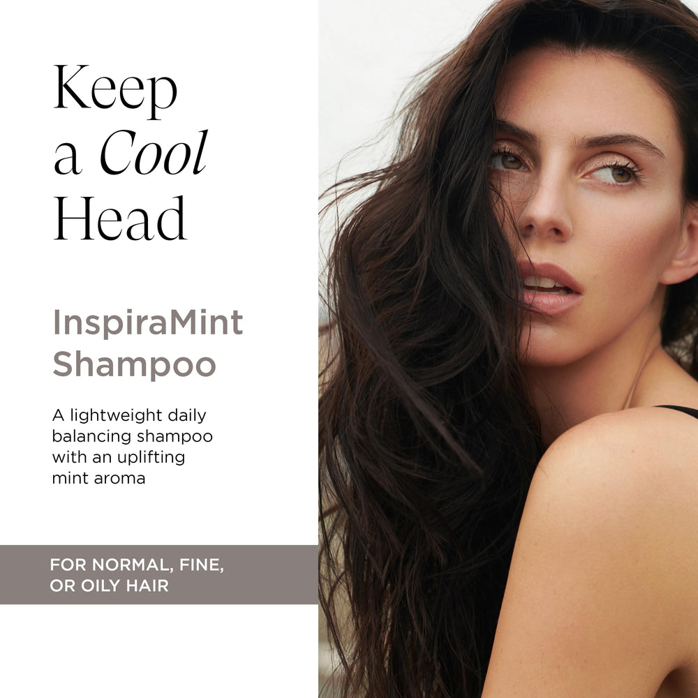Intelligent Nutrients InspiraMint bottle pour showing smooth, gentle lather.