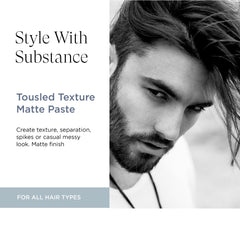 Intelligent Nutrients Tousled Texture Matte Paste texture close-up reveals natural matte hold