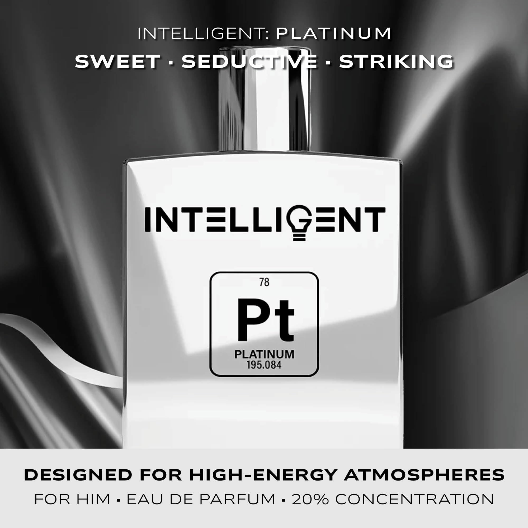 Intelligent Platinum bottle close-up cap, luxury design for gifting