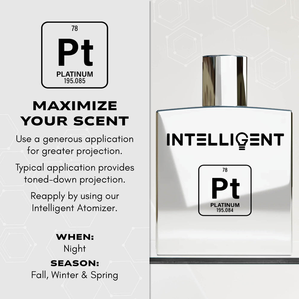 Intelligent Platinum spray dispense, delivers lasting, sweet-and-seductive notes