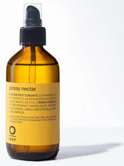 Intense 0way Glossy Nectar bottle showing nourishing formula for shiny, frizz-control hair.