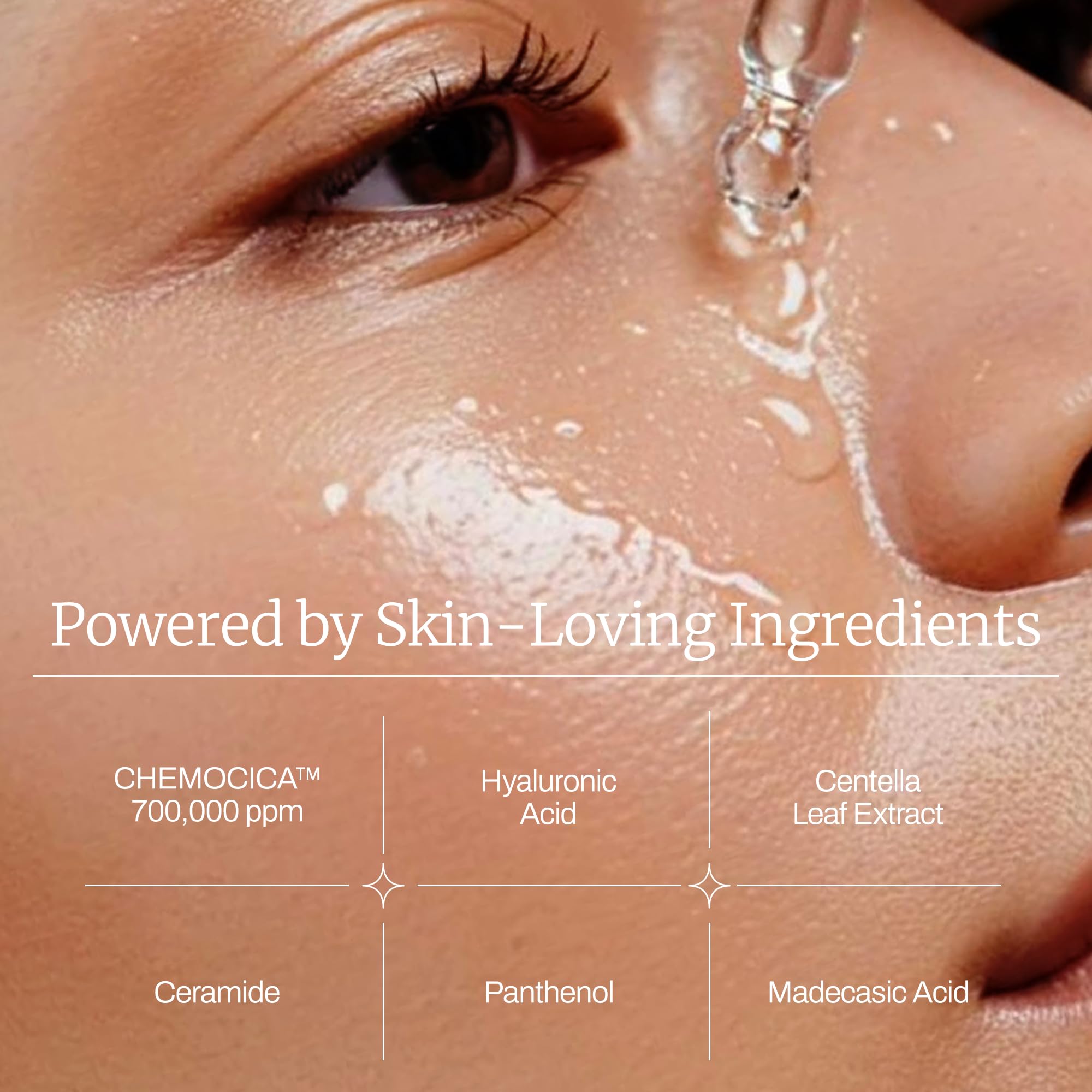 Texture swirl of Intermission Rest-Up Serum indicating quick absorption.