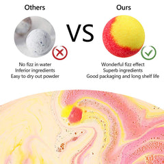 INTEYE Rose Quartz bath bomb delivers romantic glow with soft bubbles.