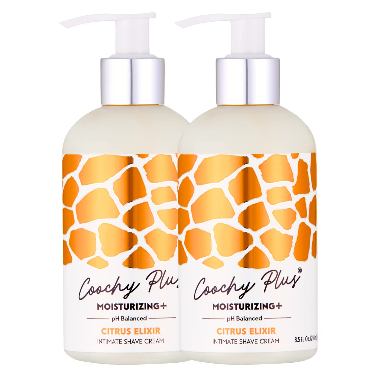 IntiMD Coochy Citrus Elixir bottle ready for an intimate shave.