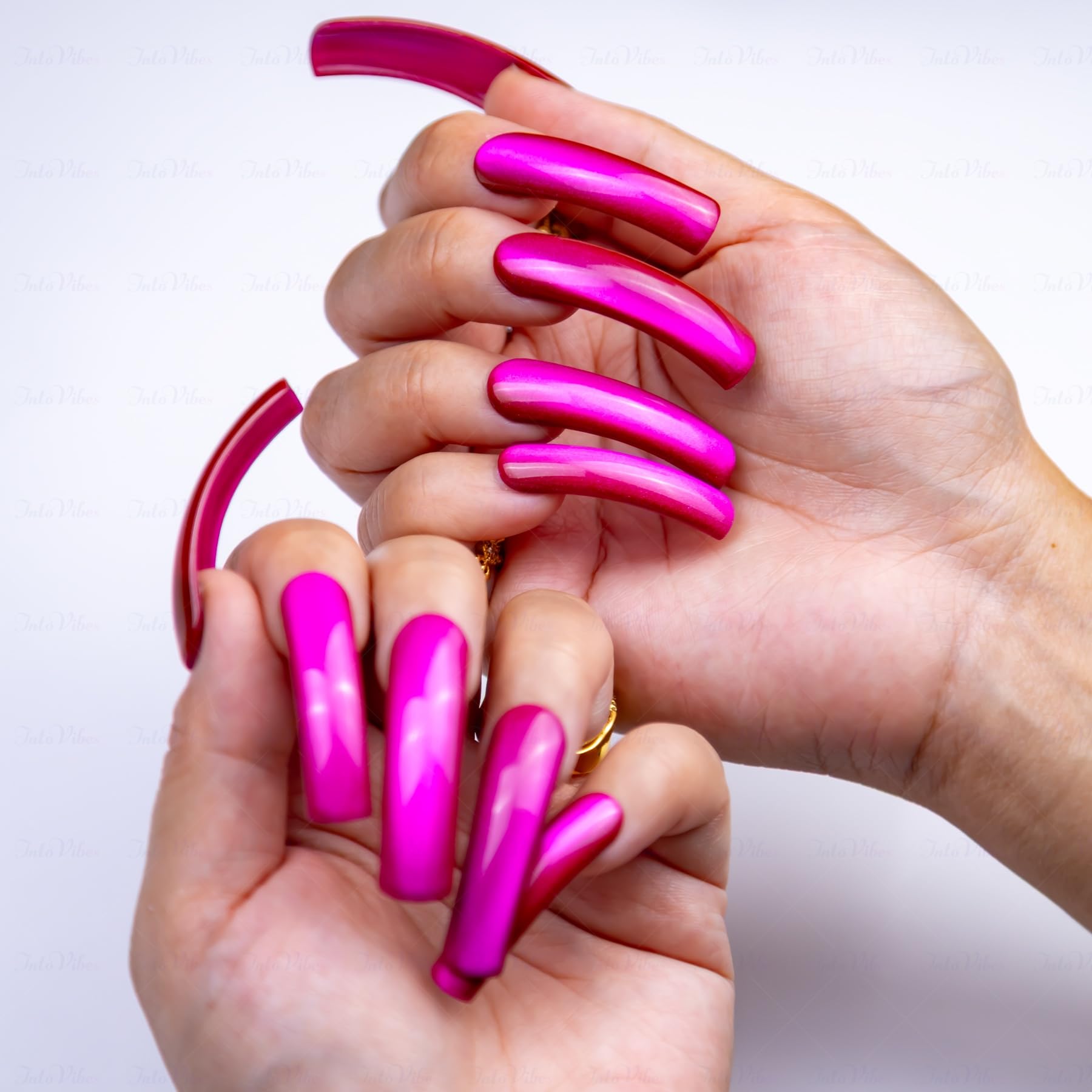 IntoVibes handmade nails offering secure fit and lightweight comfort.