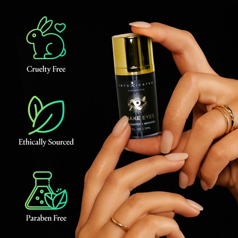 Intoxicated Cosmetics Snake Eyes Eye Serum skin-softening finish hint.