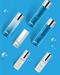 Intraceuticals Rejuvenate Daily Serum application on hand for quick hydration boost.