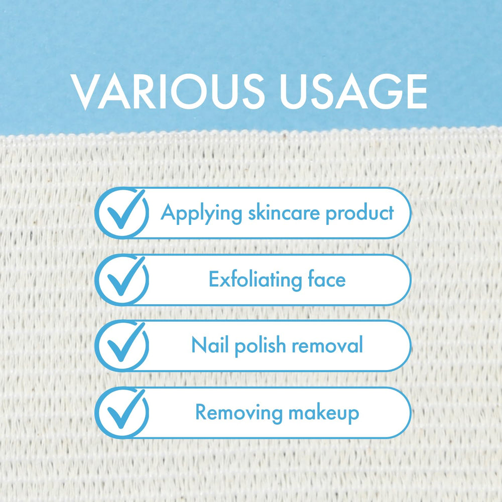 Intrinsics hypoallergenic gauze pad with high absorbency for makeup removal.