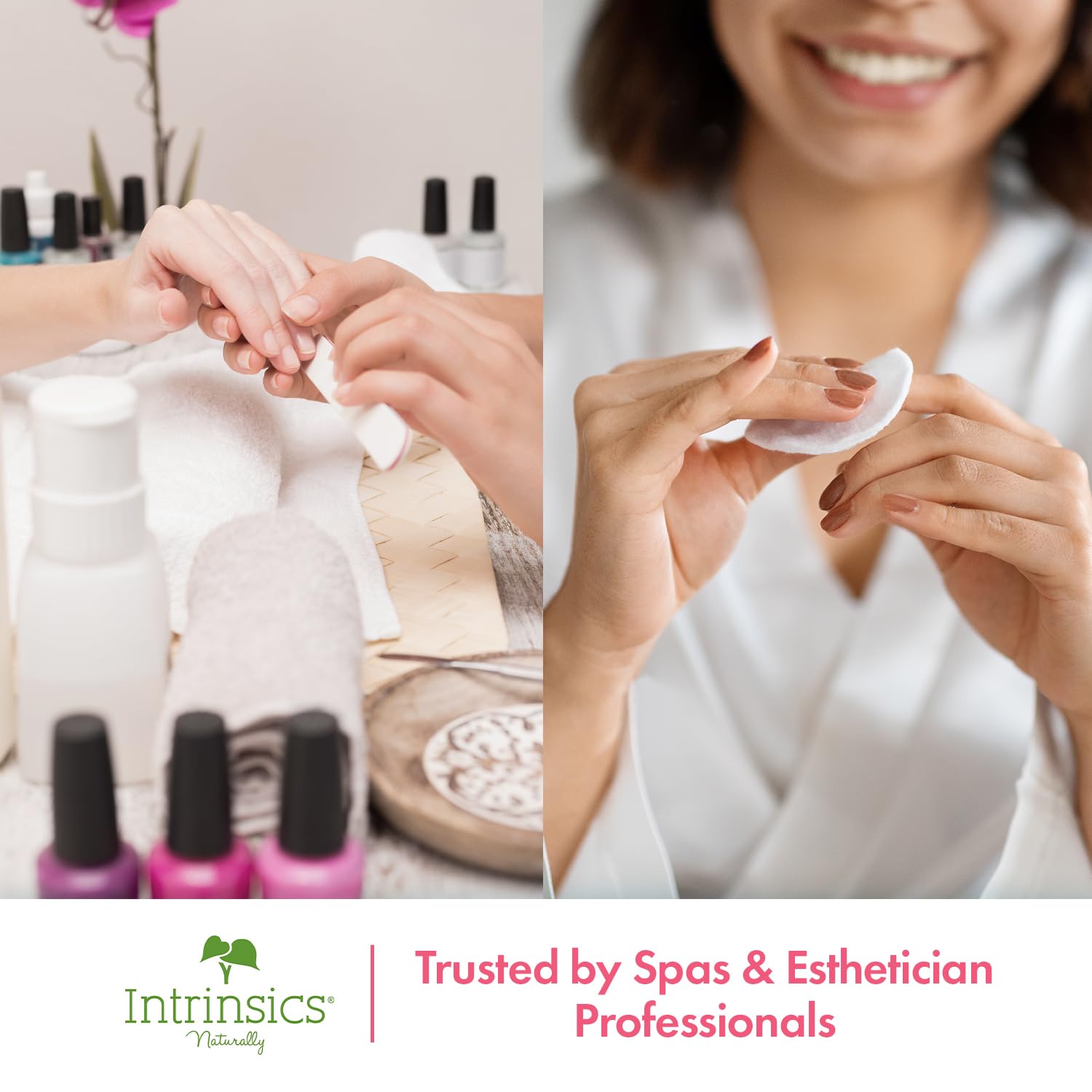 Intrinsics Petite Silken Wipes in a spa setting for professional use