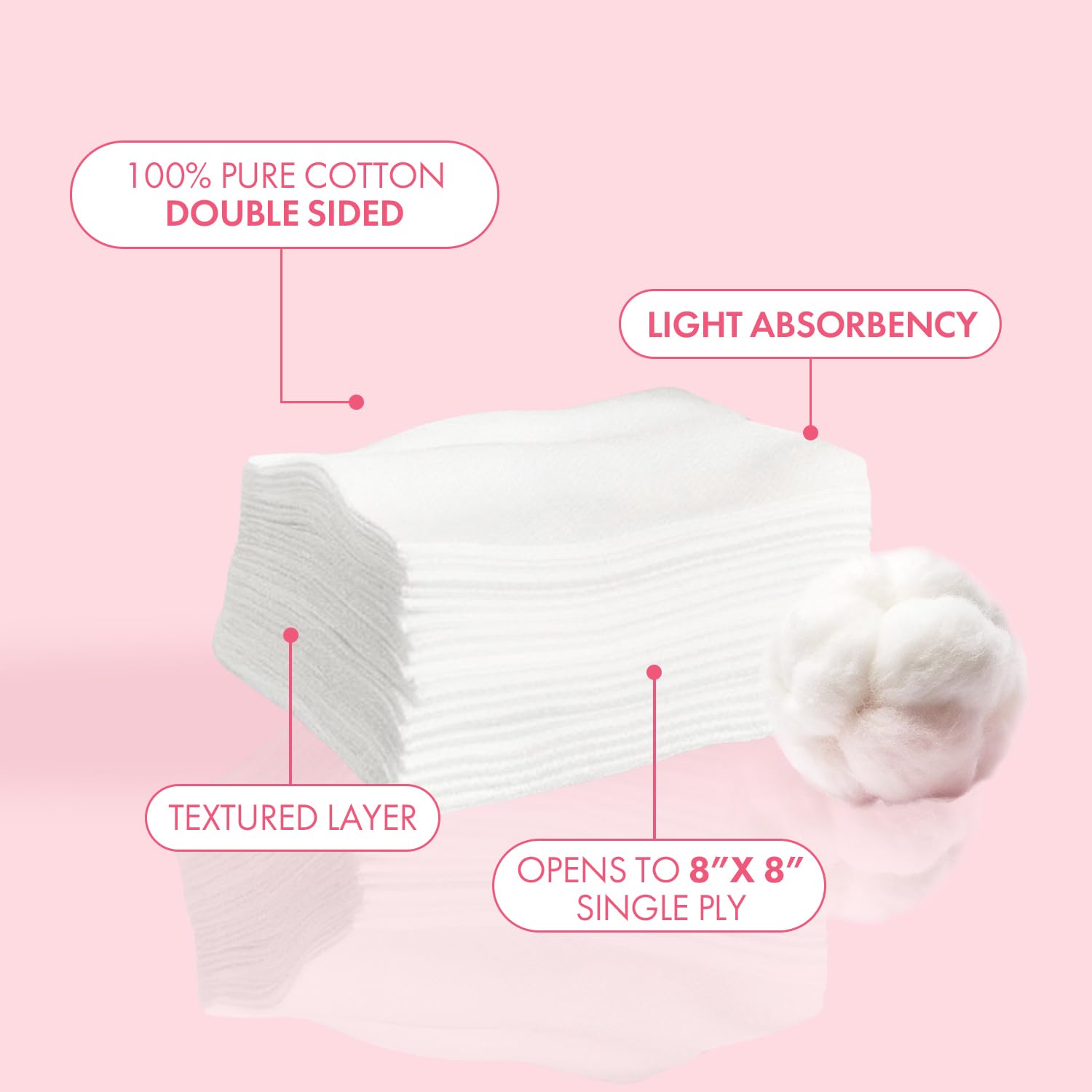 Intrinsics Petite Silken Wipes texture close up showing silky, lint free softness