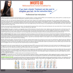 INVERTO 60 kit included with shampoo and conditioner for maintenance at home