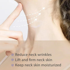 IOIOTCO Neck Firming Cream on neck demonstrates focused lifting.