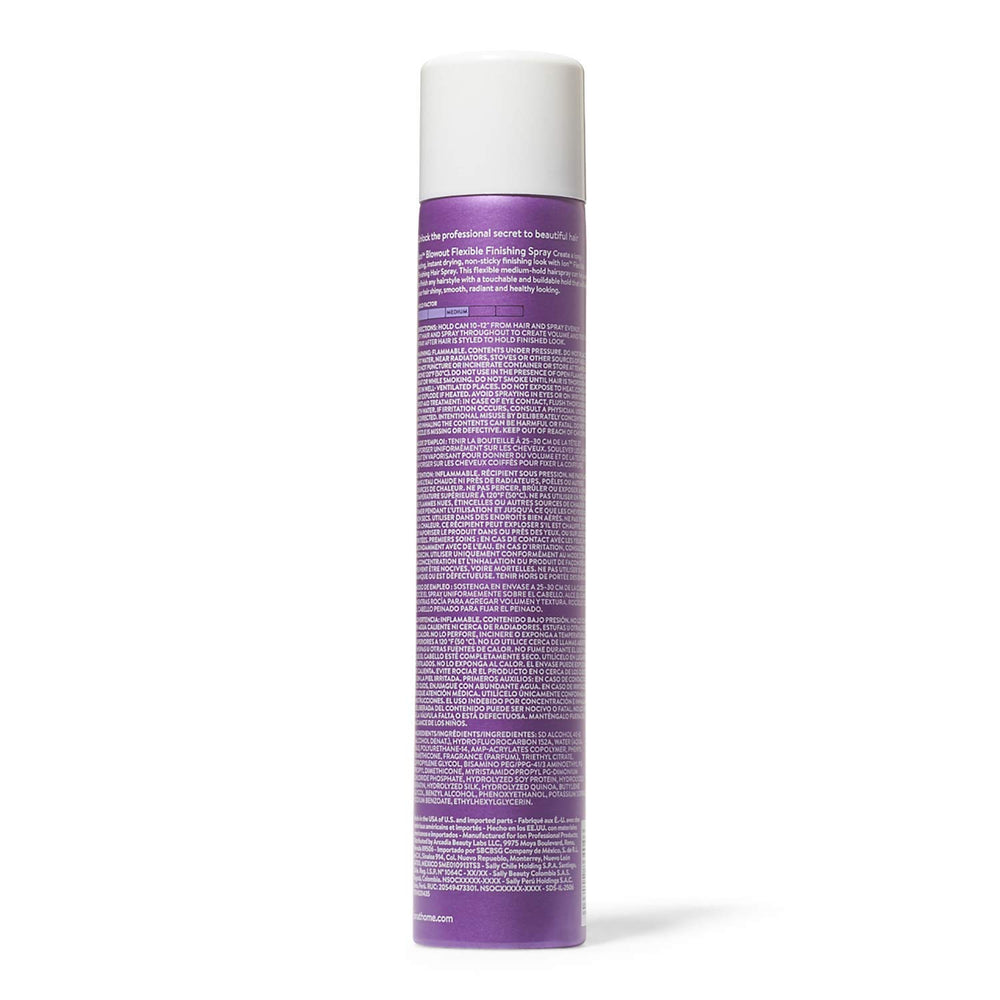 ion Flexible Hair Spray shine showcases long-lasting gloss without heaviness.