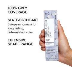 Ion Silver Pearl color gloves protect hands during mixing and application