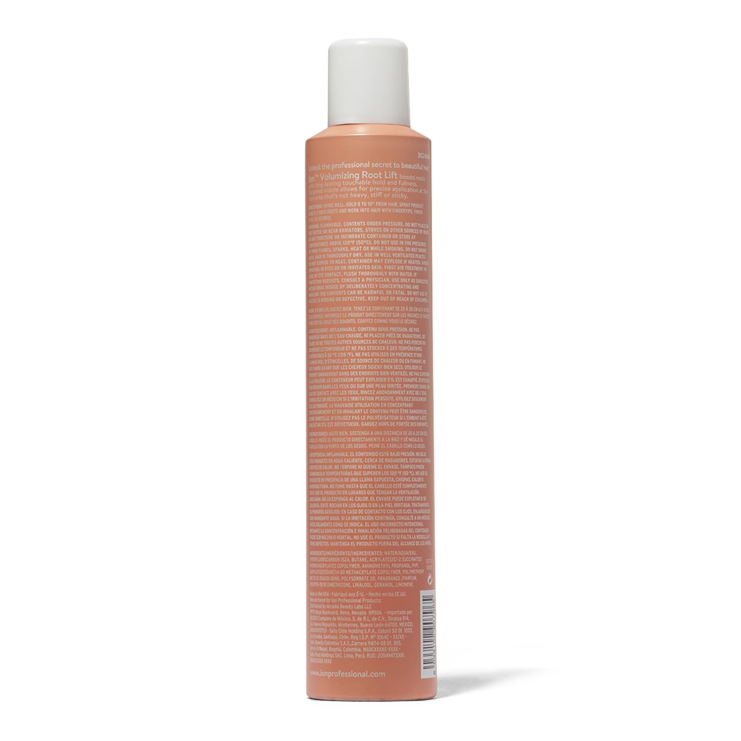 Ion Volumizing Root Lift mist dispenses evenly for easy application.