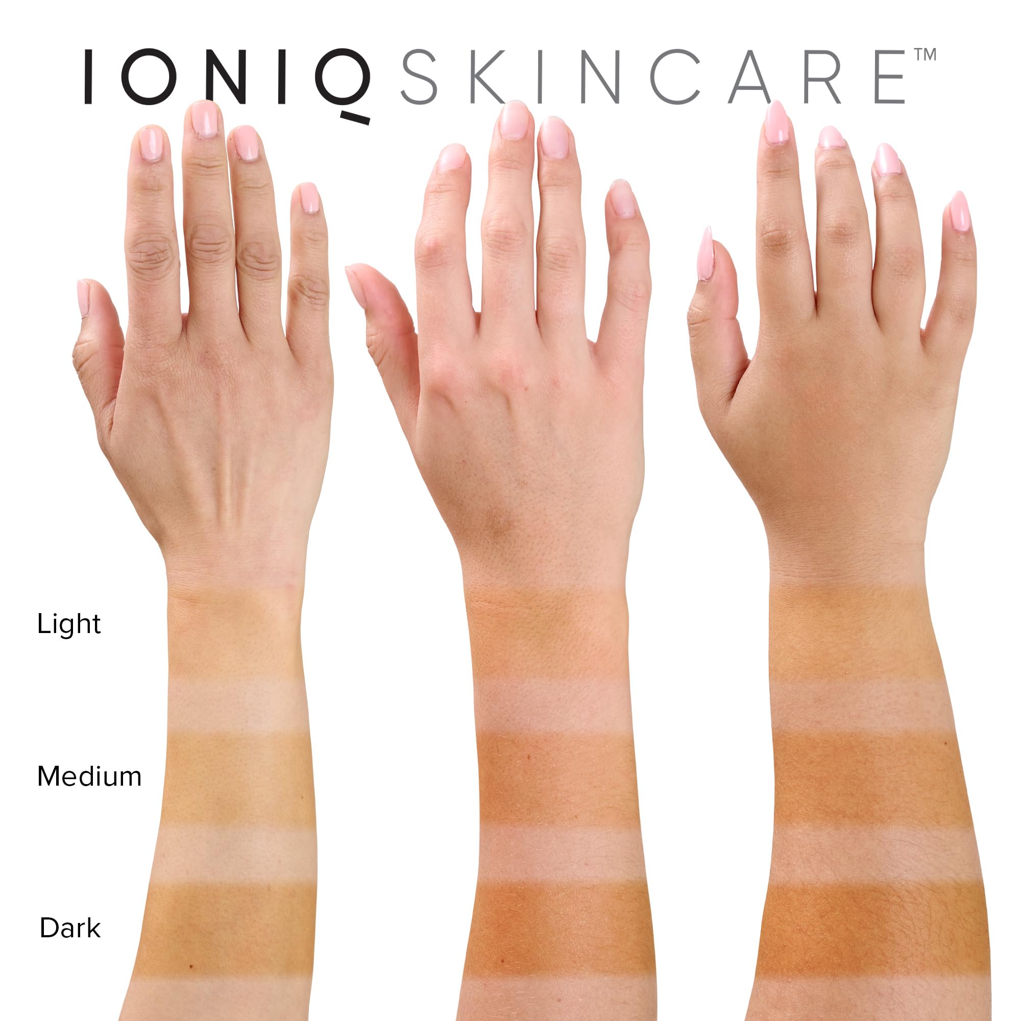 IONIQ Skincare TAN cartridge aloe vera fragrance enhances refreshing tanning experience.
