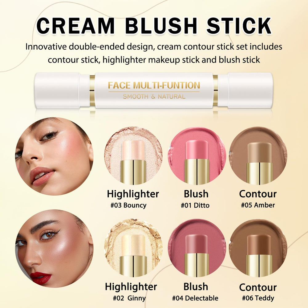 IONSGAKO blush stick adds healthy cheek glow for a natural flush