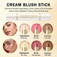 IONSGAKO blush stick adds healthy cheek glow for a natural flush